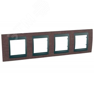 Unica TOP Табак/Графит Рамка 4-ая | MGU66.008.2M4 | Schneider Electric - фото 2