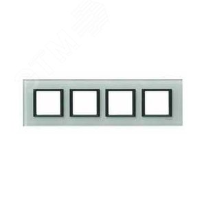Unica CLASS Матовое стекло Рамка 4-ая | MGU68.008.7C3 | Schneider Electric - фото 3