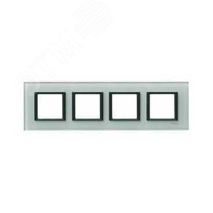 Unica CLASS Матовое стекло Рамка 4-ая | MGU68.008.7C3 | Schneider Electric - фото 5