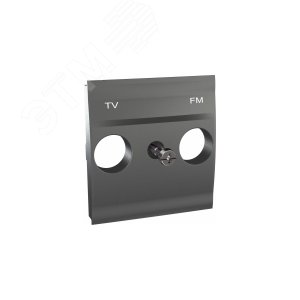 Unica TOP Графит Центральная плата TV-FM розетки | MGU9.440.12 | Schneider Electric - фото 6