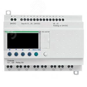 ZELIO LOGIC РЕЛЕ КОМПАКТ 20ВХ/ВЫХ ~240В | SR2A201FU | Schneider Electric - фото 2