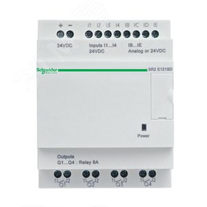 ZELIO LOGIC РЕЛЕ ЭКОНОМ 12ВХ/ВЫХ ~24В | SR2E121B | Schneider Electric - фото 4