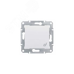 Sedna Выключатель звонок IP44 в рамку белый (SDN0800321) - фото 5