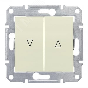 Sedna Выключатель для жалюзи электронный блок бежевый (SDN1300147) - Schneider Electric