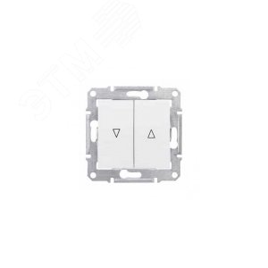 Sedna Выкл д/жалюзи мех блок бел 4