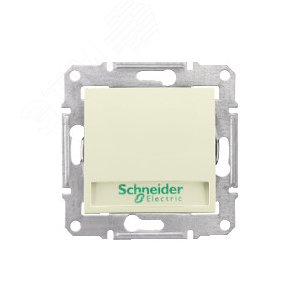 Sedna Кн.выкл. с надп. подсв., беж. 6