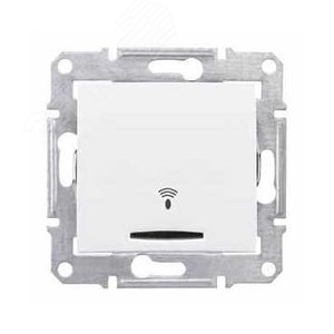 Sedna Кн.выкл. звонок подсв., бел. 3