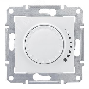 Sedna Белый Светорегулятор поворотный 25-325Вт, для л/н и г/л с обмот. трансформатором | SDN2200421 | Schneider Electric - фото 2