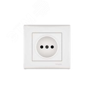 Sedna Розетка без заземления без шторок в рамку белая 5