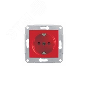 Sedna Красная Розетка с/з с защитными шторками спец. | SDN3000341 | Schneider Electric - фото 5