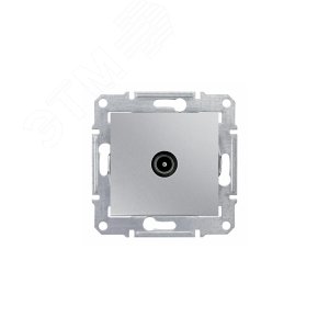 Sedna Розетка телевизионная TV оконечная 1дБ в рамку алюминий (SDN3201660) 5