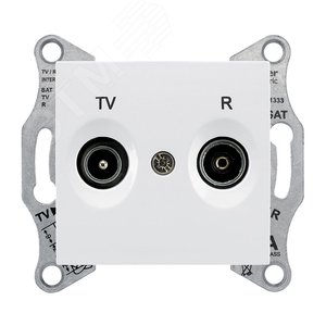 Sedna Белый Розетка TV/R проходная 8dB | SDN3301321 | Schneider Electric - фото 4