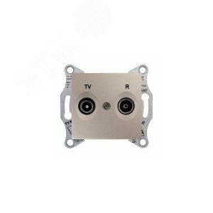 TV/R розетка оконечная титан 5