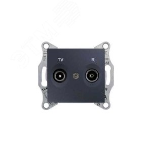 Sedna Графит Розетка TV/R проходная 4db | SDN3301870 | Schneider Electric - фото 5