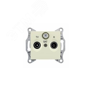 Sedna Бежевый Розетка TV/R/SAT проходная 8dB | SDN3501247 | Schneider Electric - фото 5