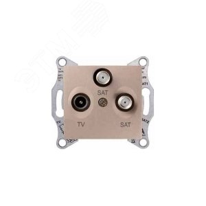 Sedna Титан Розетка TV/R/SAT проходная 8dB | SDN3501268 | Schneider Electric - фото 5
