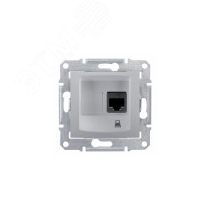 Sedna Розетка компьютерная RJ45 6 экр в рамку алюминий - фото 5