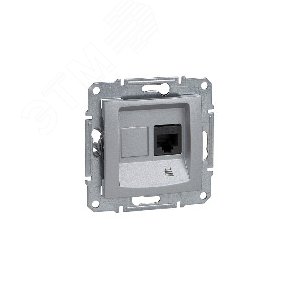 Sedna Розетка компьютерная RJ45 6 экр в рамку алюминий - фото 6