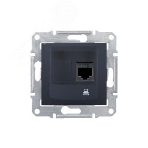 Sedna Розетка компьютерная графит (SDN4900170) 5
