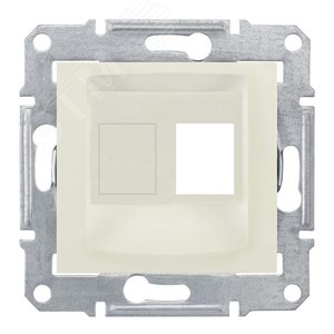 Sedna Бежевый Адаптер для коннекторов AMP одиночный | SDN4300647 | Schneider Electric - фото 4