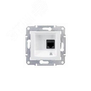 Sedna Розетка компьютерная RJ45 6 в рамку белый (SDN4700121) - фото 5