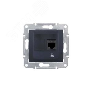 Sedna Розетка компьютерная графит (SDN4900170) 4