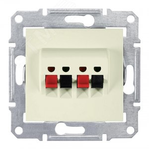 Sedna Аудиорозетка двойная бежевая (SDN5400147) - Schneider Electric