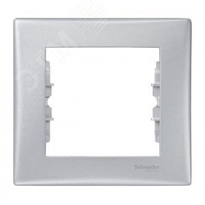 Sedna Рамка 1 пост алюминий (SDN5800160) 2