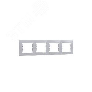 Sedna Рамка 4 поста горизонтальная белый (SDN5800721) 5