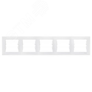Sedna Белый Рамка 5-ая горизонтальная | SDN5800921 | Schneider Electric - фото 3