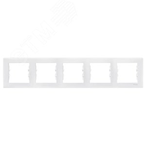 Sedna Белый Рамка 5-ая горизонтальная | SDN5800921 | Schneider Electric - фото 4