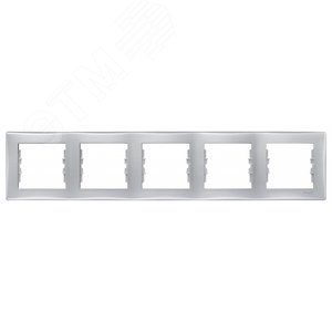 Sedna Алюминий Рамка 5-ая горизонтальная | SDN5800960 | Schneider Electric - фото 3