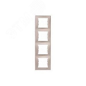 Sedna Рамка 4 поста вертикальная титан (SDN5802068) 6
