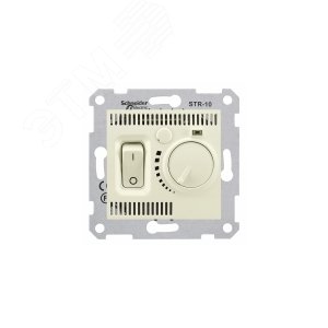 Sedna Бежевый Термостат комнатный 10А | SDN6000147 | Schneider Electric - фото 5