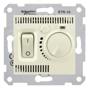 Sedna Бежевый Термостат комнатный 10А | SDN6000147 | Schneider Electric - фото 4