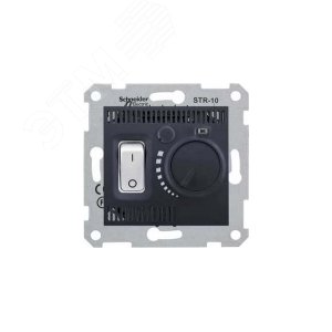 Sedna Графит Термостат комнатный 10А | SDN6000170 | Schneider Electric - фото 5