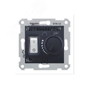 Sedna Графит Термостат комнатный 10А | SDN6000170 | Schneider Electric - фото 6