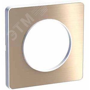 ODACE Рамка 1 пост полированная бронза (S52P802L) 3