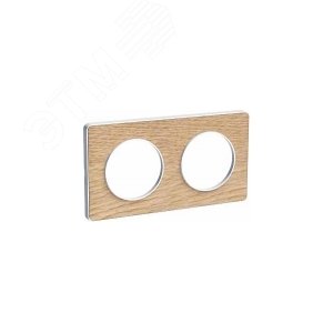 ODACE Рамка 2 поста ольха (S52P804N) 4