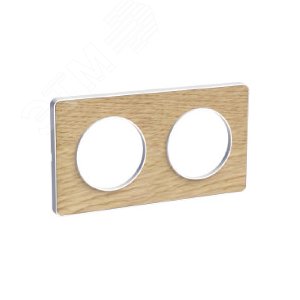 ODACE Рамка 2 поста ольха (S52P804N) 5