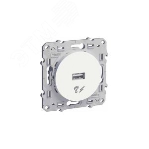 ODACE Розетка USB белый (S52R408) - фото 5