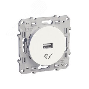 ODACE Розетка USB белый (S52R408) - фото 6