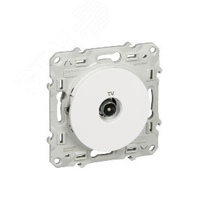 Odace Белый Розетка TV | S52R445 | Schneider Electric - фото 6