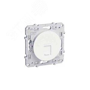 Odace Белый Розетка компьютерная RJ45 кат.5Е UTP infraplus | S52R471 | Schneider Electric - фото 5