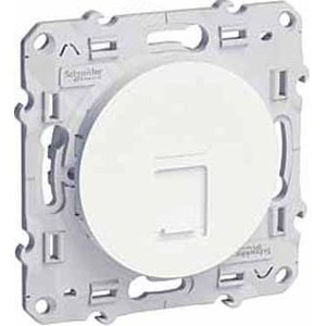 Odace Белый Розетка компьютерная RJ45 кат.5Е UTP infraplus | S52R471 | Schneider Electric - фото 3