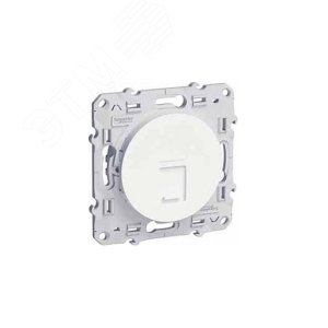 ODACE Розетка компьютерная RJ45 6 UTP белая (S52R475) - фото 4