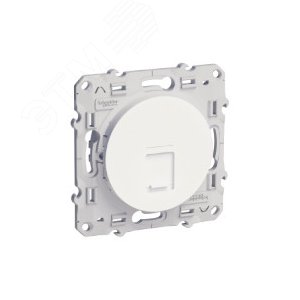 ODACE Розетка компьютерная RJ45 6 UTP белая (S52R475) - фото 6