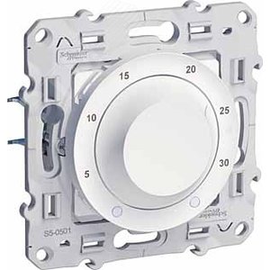 Odace Белый Термостат электронный комнатный 8А | S52R501 | Schneider Electric - фото 4