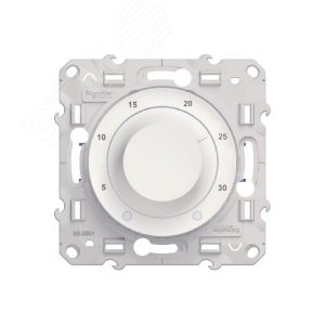 Odace Белый Термостат электронный комнатный 8А | S52R501 | Schneider Electric - фото 7