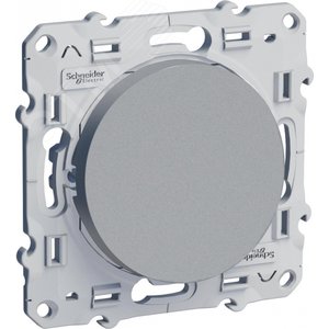 Выключатель одноклавишный, алюминий (S53R201)